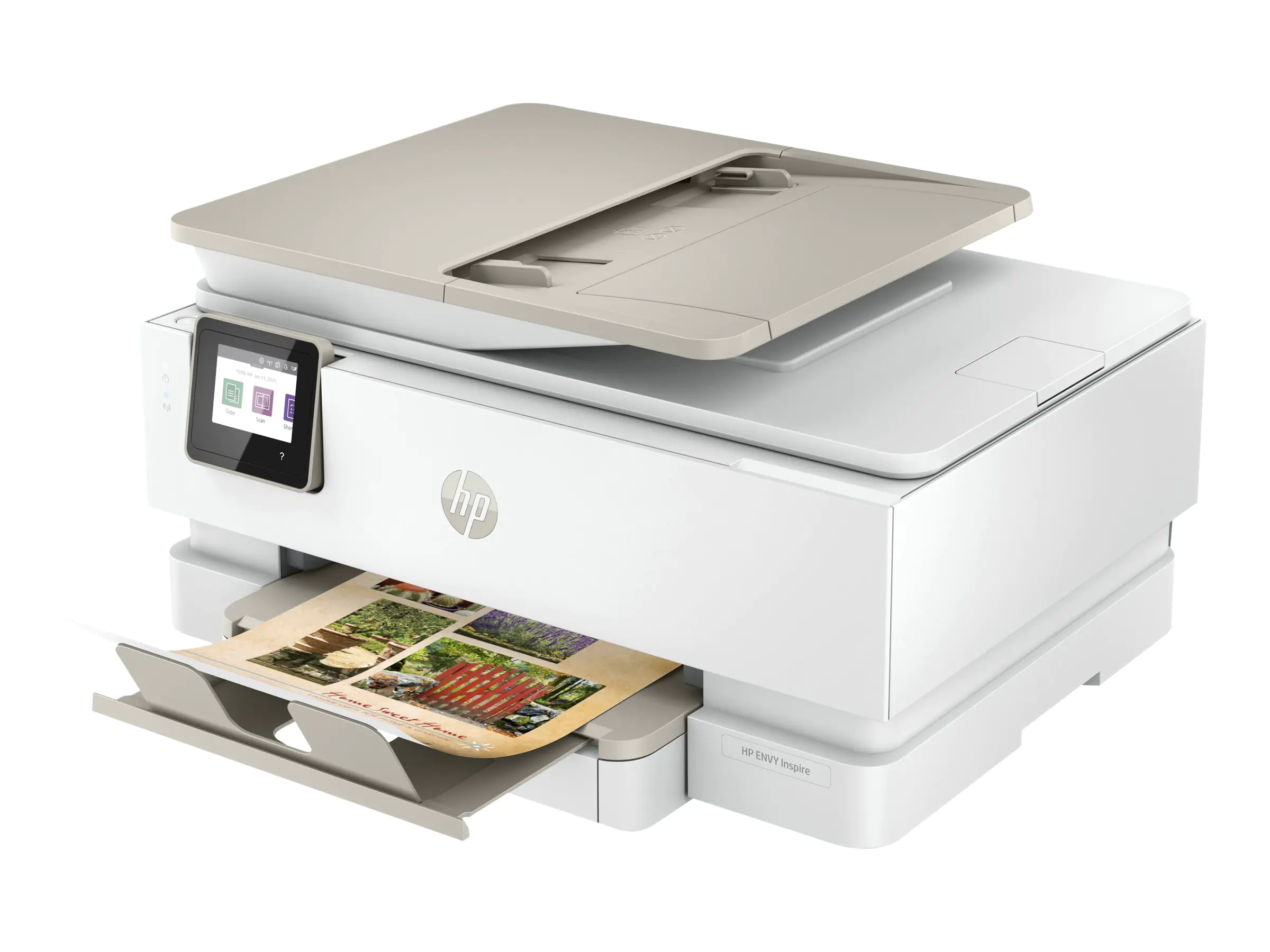 HP Envy Inspire 7920e All-in-One - Multifunktionsdrucker - Farbe - Tintenstrahl - 216 x 297 mm (Original) - A4/Legal (Medien) - bis zu 13 Seiten/Min. (Kopieren) - bis zu 15 Seiten/Min. (Drucken) - 125 Blatt - USB 2.0, Wi-Fi(ac), Bluetooth