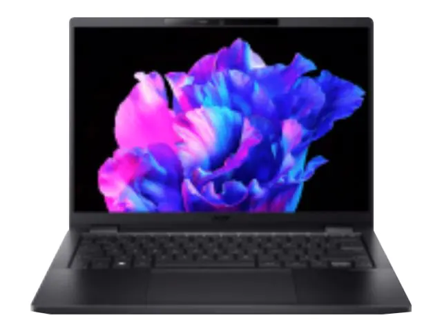 Acer TravelMate P6 14 TMP614-53-TCO - 180°-Scharnierdesign - Intel Core i7 1365U / 1.8 GHz - Intel Evo vPro Enterprise Platform - Win 11 Pro - Intel Iris Xe Grafikkarte - 16 GB RAM - 512 GB SSD - 35.6 cm (14") OLED 2880 x 1800 (WQXGA+) @ 90 Hz - Wi-Fi 6E