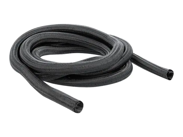 Delock Braided Sleeving - Expandierbare geflochtene Ummantelung - 2 m - Schwarz