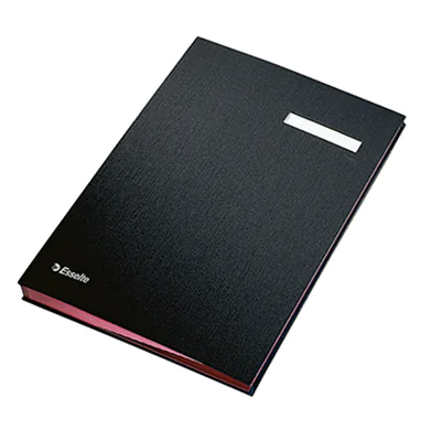 Esselte Unterschriftenmappe 621061 DIN A4 20Fächer Pappe PP schwarz Esselte Unterschriftenmappe 621061 DIN A4 20Fächer Pappe PP schwarz