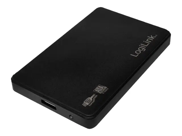 LogiLink - Speichergehäuse - 2.5" (6.4 cm) - SATA 6Gb/s - 600 MBps - USB 3.0 - Schwarz