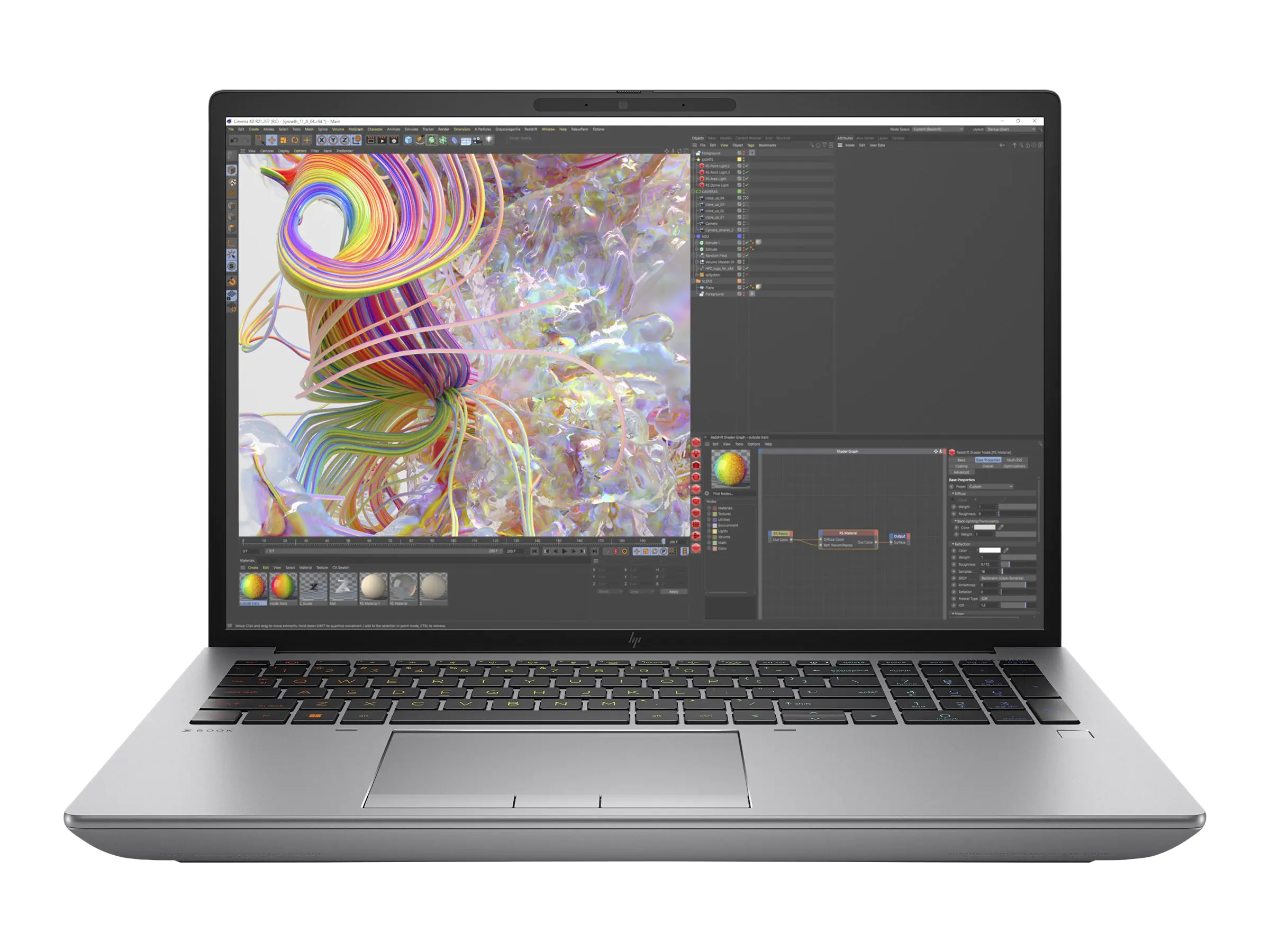 HP ZBook Fury 16 G9 Mobile Workstation - Intel Core i7 12800HX / 2 GHz - Win 11 Pro - RTX A2000 - 32 GB RAM - 1 TB SSD NVMe, TLC - 40.6 cm (16") IPS 3840 x 2400 (WQUXGA) @ 120 Hz - Wi-Fi 6E, Bluetooth - kbd: Deutsch