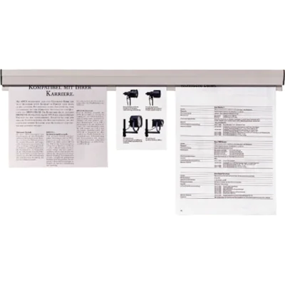Franken Papierklemmschiene PKS88 88cm +Montageset Franken Papierklemmschiene PKS88 88cm +Montageset