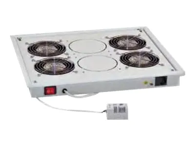 Triton - Rack-Lüftereinsatz - mit 4 Lüfter, Thermostat - Wechselstrom 230 V