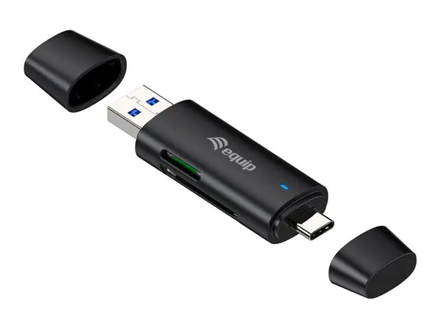 Equip Dual Connector USB-C/-A/SD/Micro SD 5Gbps - Secure Digital (SD)