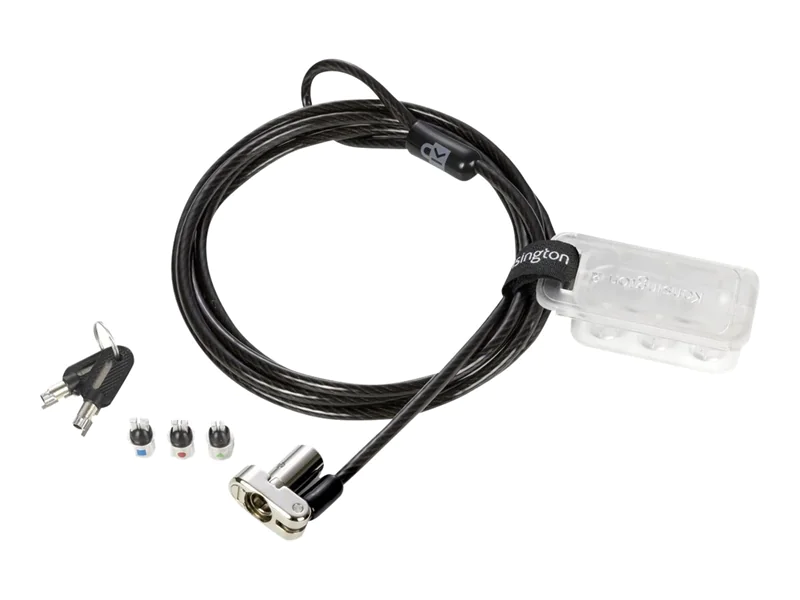 Kensington Universal 3-in-1 Keyed Laptop Lock - Standard Keyed - Sicherheitskabelschloss - 1.8 m
