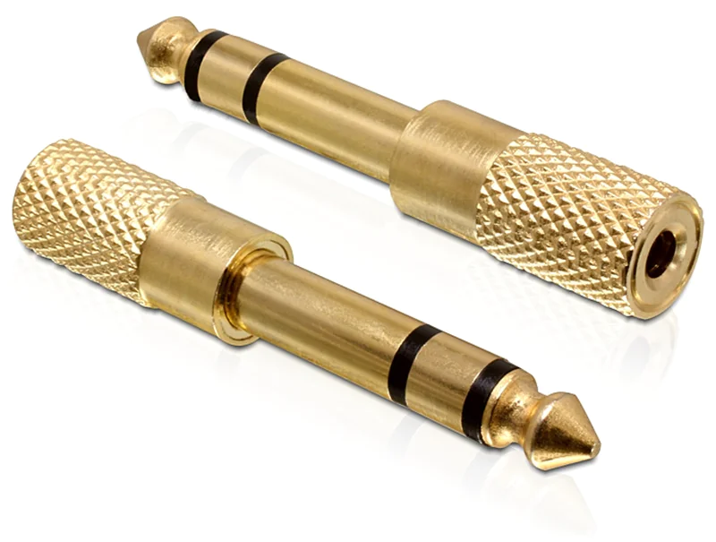 Delock - Audio-Adapter - Stereo-Stecker männlich zu mini-phone stereo 3.5 mm weiblich