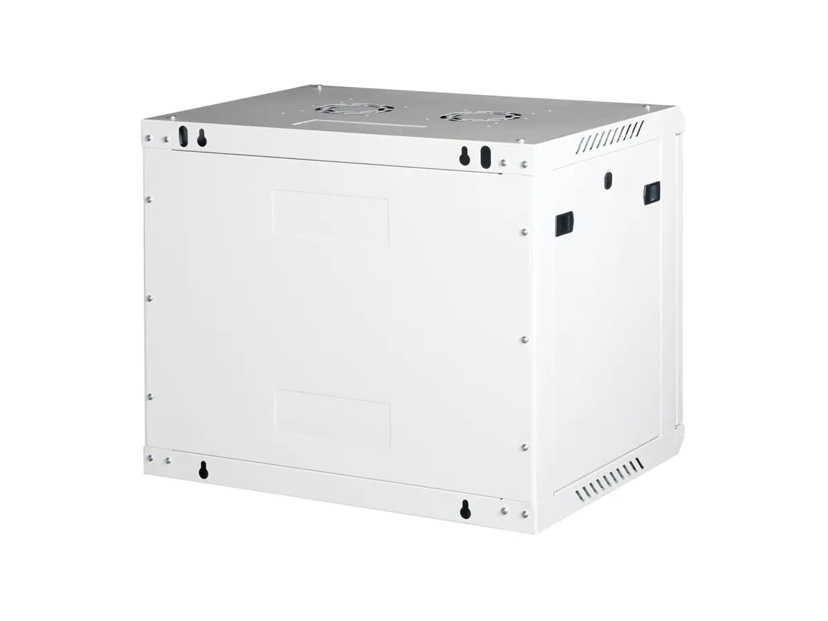 Roline Basic Plus - Gehäuse Netzwerkschrank - 600x450 BxT - geeignet für Wandmontage - RAL 7035, Hellgrau - 9U - 48.3 cm (19")
