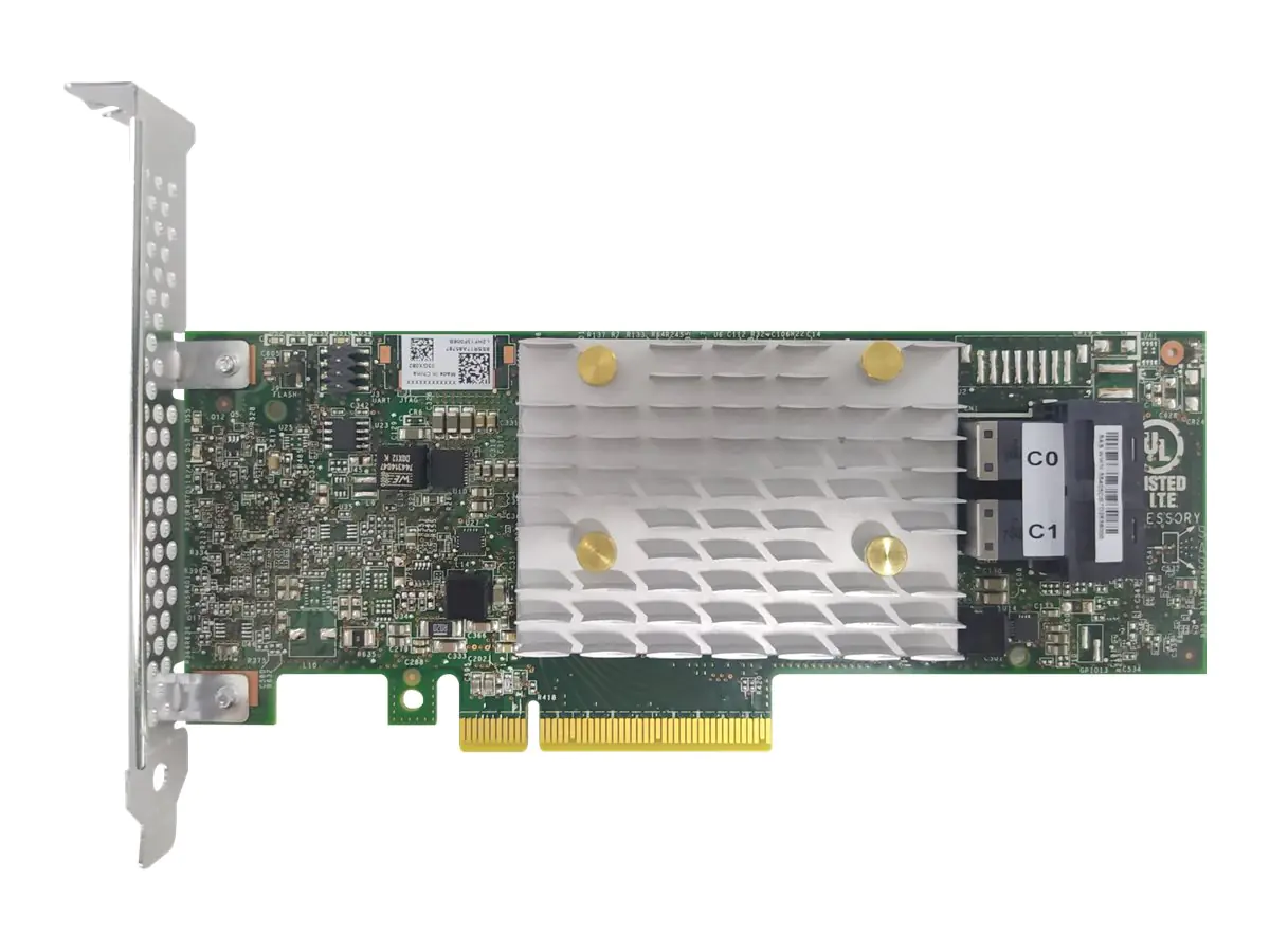 Lenovo ThinkSystem 5350-8i - Speicher-Controller - 8 Sender/Kanal - SATA 6Gb/s / SAS 12Gb/s - Low-Profile - RAID RAID 0, 1, 10, 5, JBOD - PCIe 3.0 x8 - für ThinkSystem SR630 V2; SR650 V2; ST250 V2; ST50 V2; ST550