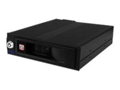 ICY BOX IB-170SK-B - Mobiles Speicher-Rack - 3.5" (8.9 cm) - Schwarz