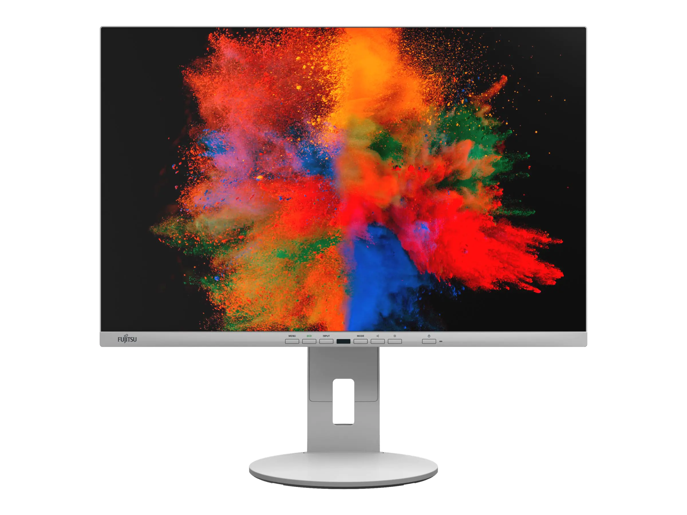 Fujitsu B2410 WE - LED-Monitor - 61.13 cm (24.1") - 1920 x 1200 WUXGA - IPS - 300 cd/m² - 1000:1 - 5 ms - HDMI, DVI-D, VGA, DisplayPort - Lautsprecher - Marble Gray