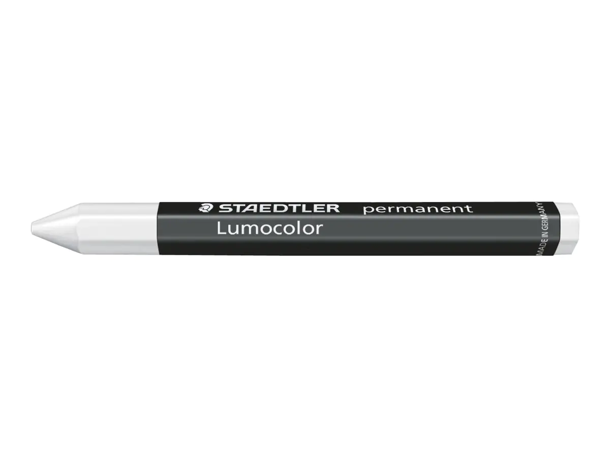 STAEDTLER Lumocolor omnigraph 236 - Farbstift - permanent - Weiß (Packung mit 12) 236-0
