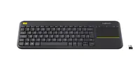 Logitech K400 Plus - Standard - Kabellos - RF Wireless - Schwarz
