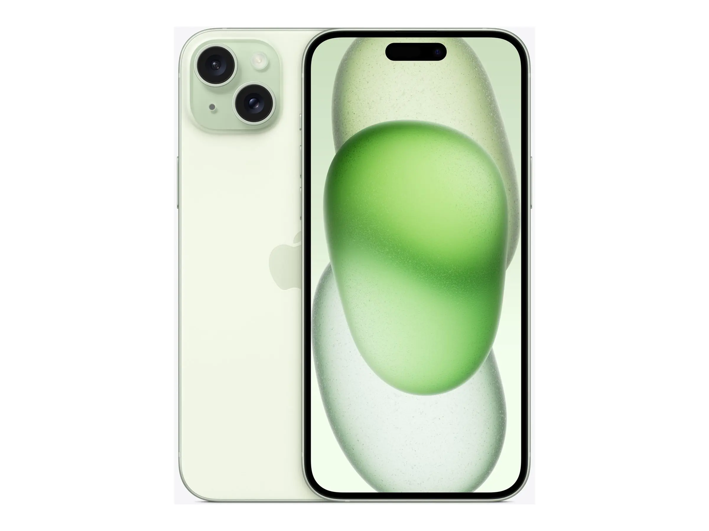 Apple iPhone 15 Plus - 5G Smartphone - Dual-SIM / Interner Speicher 512 GB - OLED-Display - 6.7" - 2796 x 1290 pixels - 2 x Rückkamera 48 MP, 12 MP - front camera 12 MP - grün