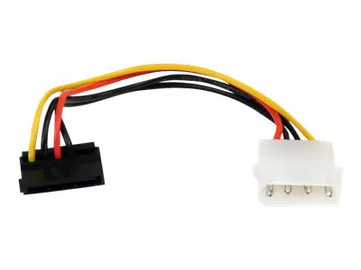 StarTech.com 6in 4 Pin LP4 to Right Angle SATA Power Cable Adapter - LP4 to SATA - 6in LP4 to SATA Cable - 4 pin to SATA - Netzteil - SATA-Stromstecker (M) SATAPOWADAPR