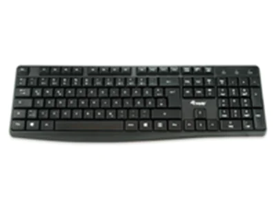 Equip Kabelgebundene USB Tastatur, Volle Größe (100%), Kabelgebunden, USB, QWERTY, Schwarz 245212