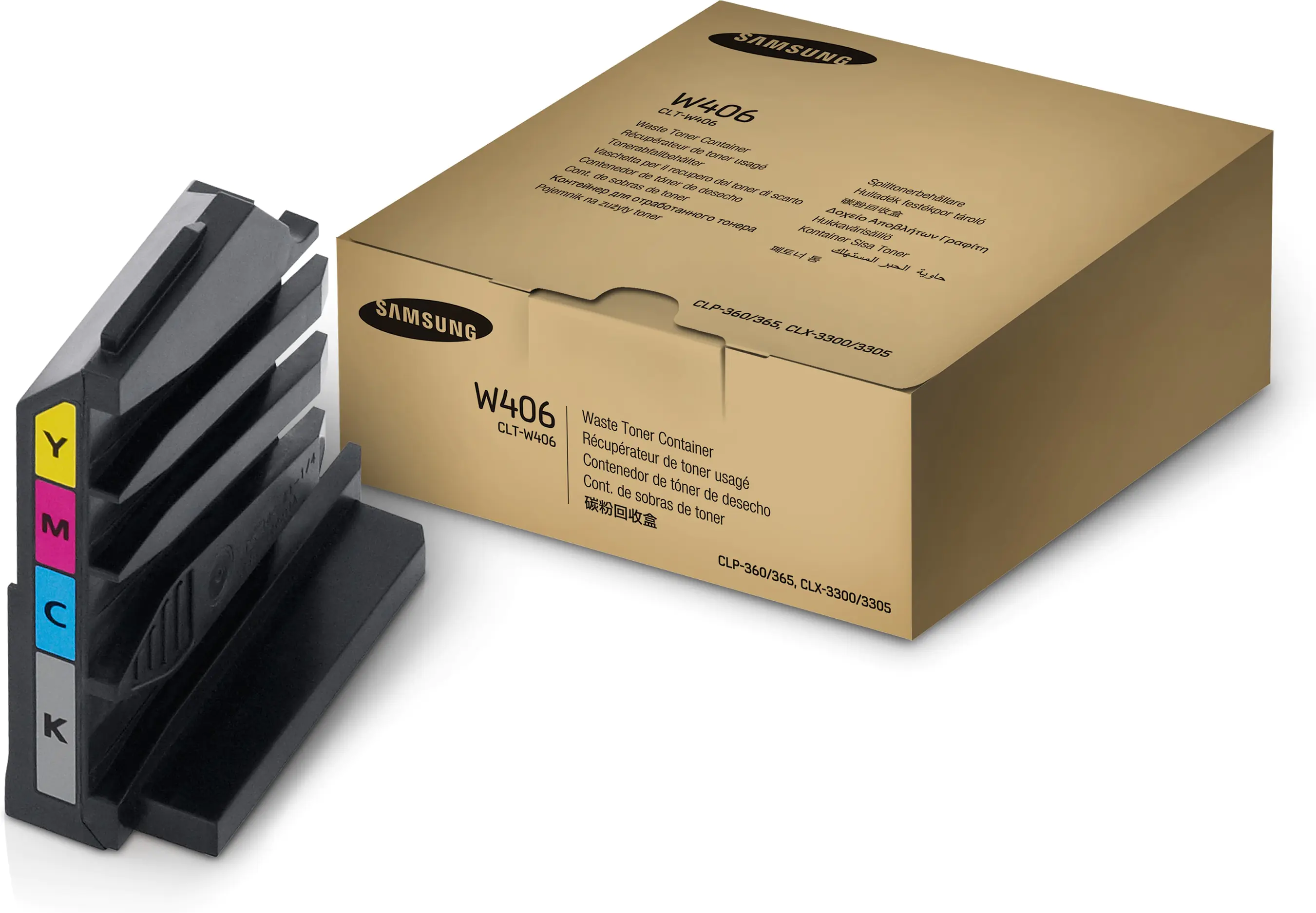 Samsung CLT-W406 - Schwarz, Gelb, Cyan, Magenta - Tonersammler - für Samsung CLX-3300, 3302, 3303, 3304, 3305, 3306, 3307, SCX-3300, 3301, 3305, 3306 Samsung CLT-W406 - Schwarz, Gelb, Cyan, Magenta - Tonersammler - für Samsung CLX-3300, 3302, 3303, 3304, 3305, 3306, 3307, SCX-3300, 3301, 3305, 3306