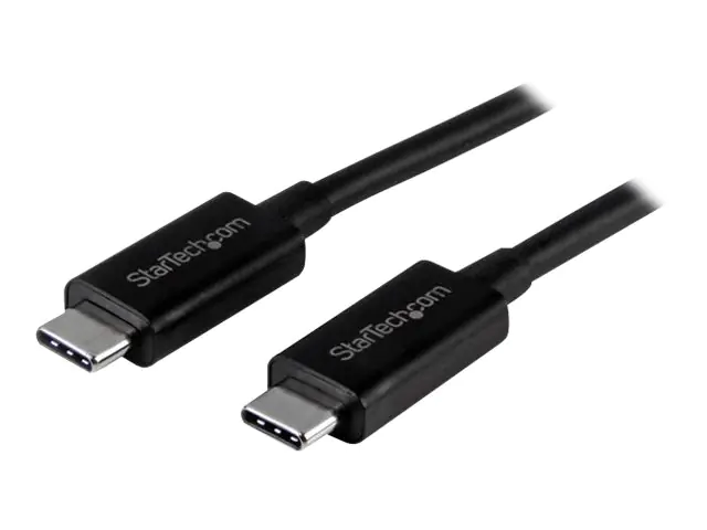 StarTech 1m USB 3.1 USB-C Kabel - USB 3.1 Anschlusskabel - USB-Kabel - 24 pin USB-C (M) zu 24 pin USB-C (M) - USB 3.1 - 1 m - Schwarz - für P/N: HB31C2A2CME, HB31C3A1CME, M2E1BRU31C, PEXUSB311AC3, SV211HDUC, SV221HUC4K StarTech 1m USB 3.1 USB-C Kabel - USB 3.1 Anschlusskabel - USB-Kabel - 24 pin USB-C (M) zu 24 pin USB-C (M) - USB 3.1 - 1 m - Schwarz - für P/N: HB31C2A2CME, HB31C3A1CME, M2E1BRU31C, PEXUSB311AC3, SV211HDUC, SV221HUC4K