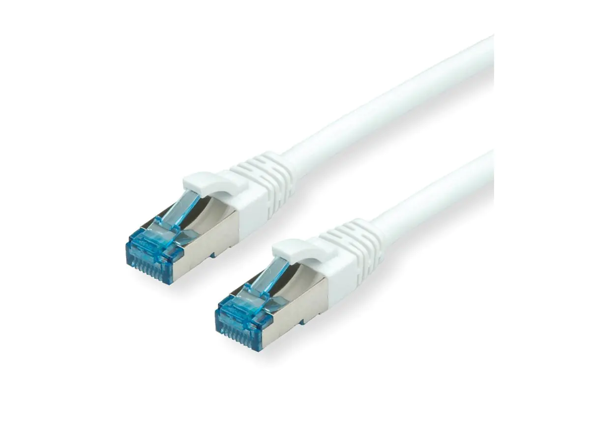 VALUE S/FTP PiMF Patchkabel Kat.6A Kl. EA weiss 0.15m - FTP - PIMF