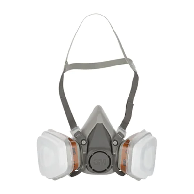 3M Halbmaske 6002PRO Einheitsgröße A2P3 inkl. 1 Paar Filter gegen organische Dämpfe A2 6055, 1 Paar Partikelfilter P3 5935 Polypropylen/Silikon/Gummi grau/weiß 3M Halbmaske 6002PRO Einheitsgröße A2P3 inkl. 1 Paar Filter gegen organische Dämpfe A2 6055, 1 Paar Partikelfilter P3 5935 Polypropylen/Silikon/Gummi grau/weiß