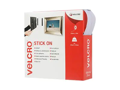 VELCRO VEL-EC60219 - Weiß - 20 mm - 10 m - 1 Stück(e) - Box