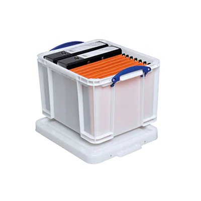 Really Useful Box Aufbewahrungsbox 48 x 31 x 39 cm (B x H x T) DIN A4 35l Polypropylen weiß Really Useful Box Aufbewahrungsbox 48 x 31 x 39 cm (B x H x T) DIN A4 35l Polypropylen weiß