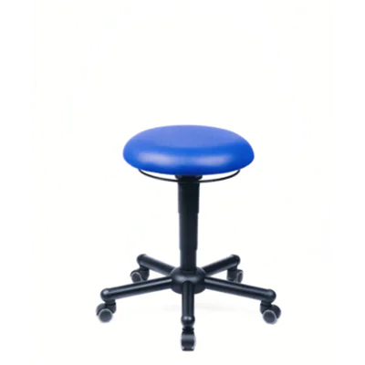 meychair Sitzhocker Assistant Pro A19 XXL Rundsitz blau Farbe des Fußkreuzes: schwarz meychair Sitzhocker Assistant Pro A19 XXL Rundsitz blau Farbe des Fußkreuzes: schwarz