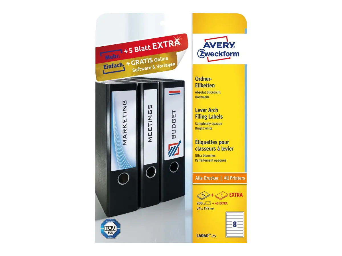 Avery Zweckform A L6060-25