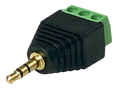 VALUE - Audio-Adapter - 24 pin USB-C männlich zu 4-poliger Mini-Stecker weiblich - 13 cm - Schwarz - aktiv