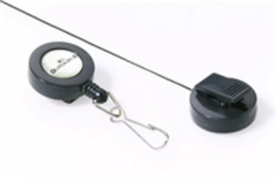 DURABLE Ausweishalter 822158 Jojo mit Karabinerhaken an 10 St./Pack.