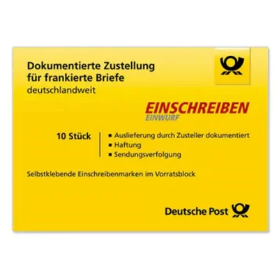 Briefmarke 2,35 Euro selbstklebend 10 St./Pack