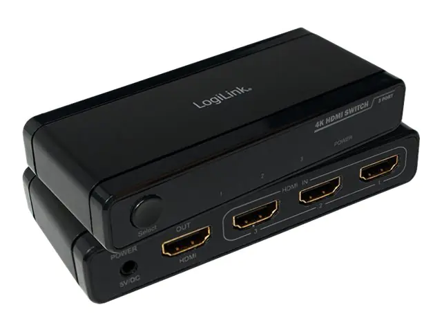 LogiLink 4K HDMI Switch - Video/Audio-Schalter