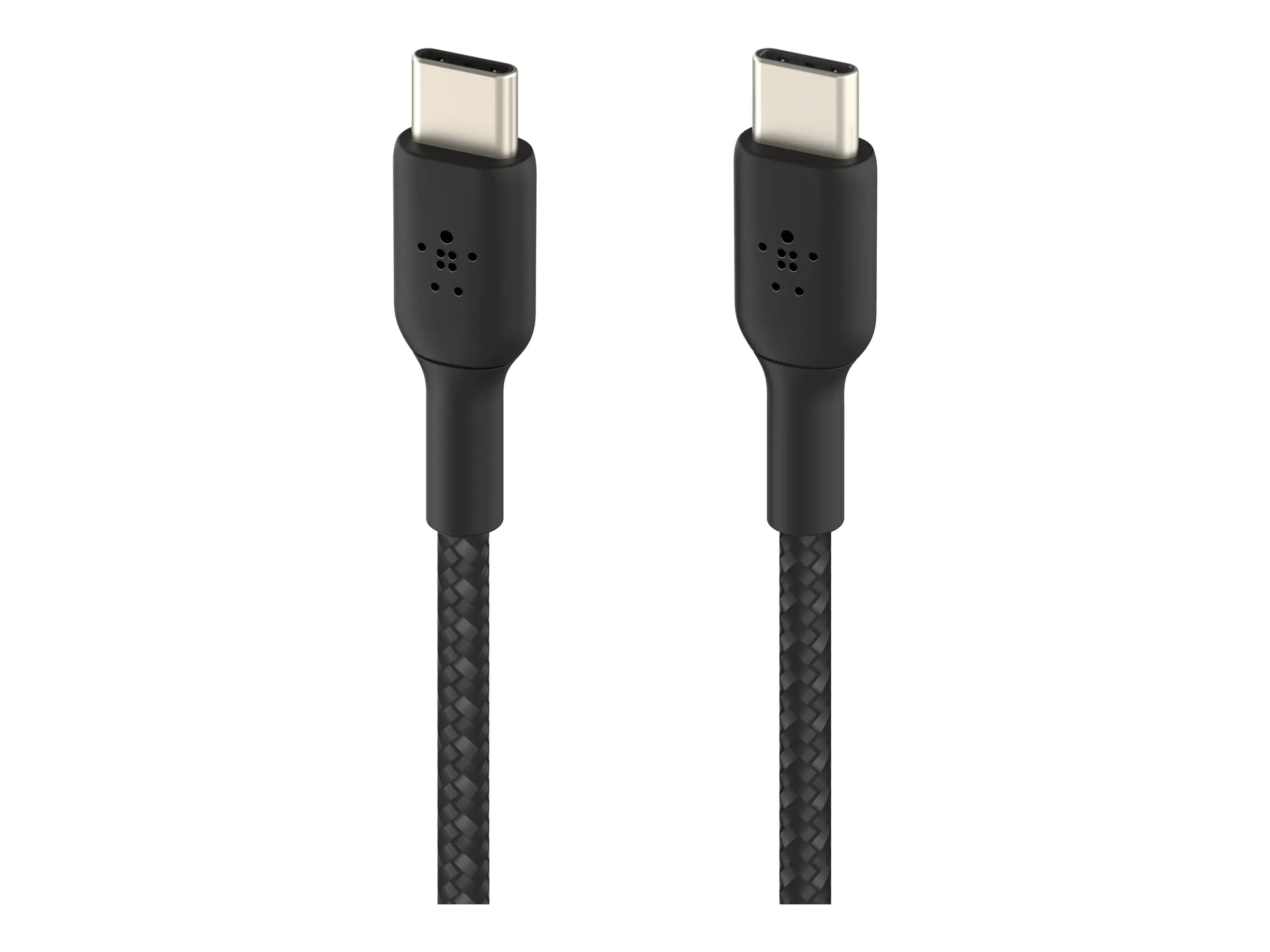 Belkin BoostCharge - USB-Kabel - 24 pin USB-C (M) zu 24 pin USB-C (M) - 1 m - Schwarz