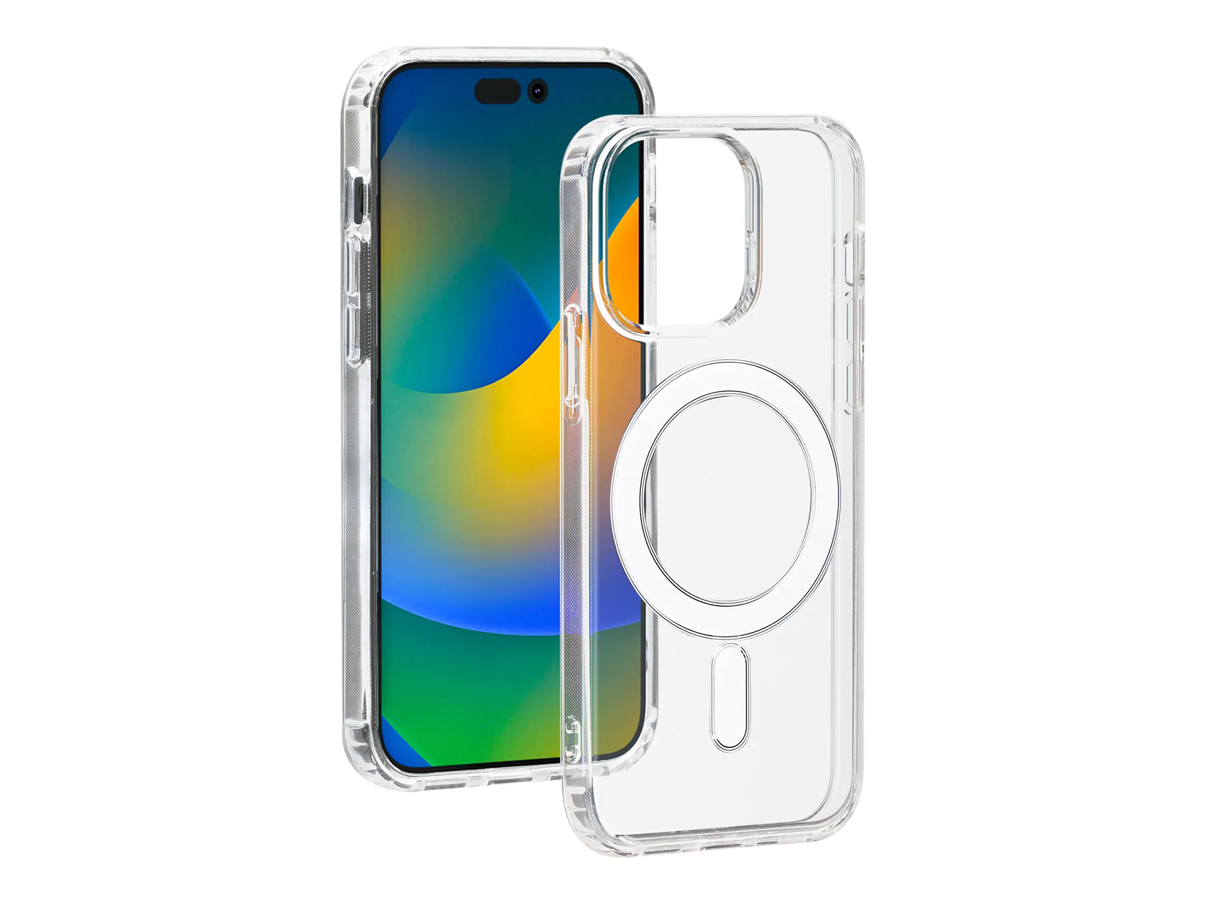 Bigben Interactive Hybrid Case mit MagSafe Handy-Cover für Apple iPhone 15 Pro