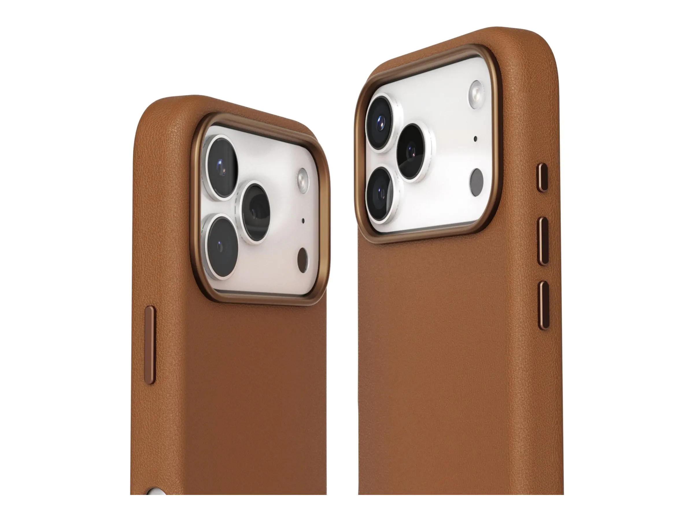 Vonmählen Kunstleder-Case für iPhone 17 Pro braun