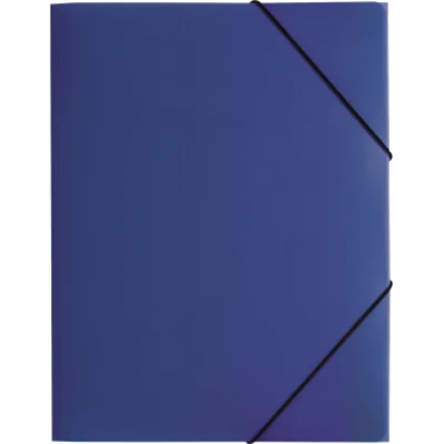 PAGNA Gummizugmappe 21613-07 DIN A4 PP 3Klappen blau PAGNA Gummizugmappe 21613-07 DIN A4 PP 3Klappen blau