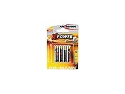 ANSMANN X-POWER Micro AAA - Batterie 4 x AAA - Alkalisch ANSMANN X-POWER Micro AAA - Batterie 4 x AAA - Alkalisch