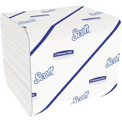 Scott Toilettenpapier 8509 2lagig 12,5x18,6cm weiß 7.920 Bl./Pack. Scott Toilettenpapier 8509 2lagig 12,5x18,6cm weiß 7.920 Bl./Pack.