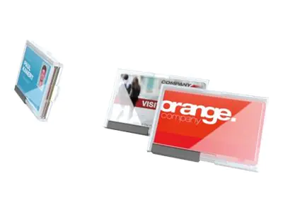 DURABLE Kartenhalter PUSHBOX MONO 892219 10 St./Pack.
