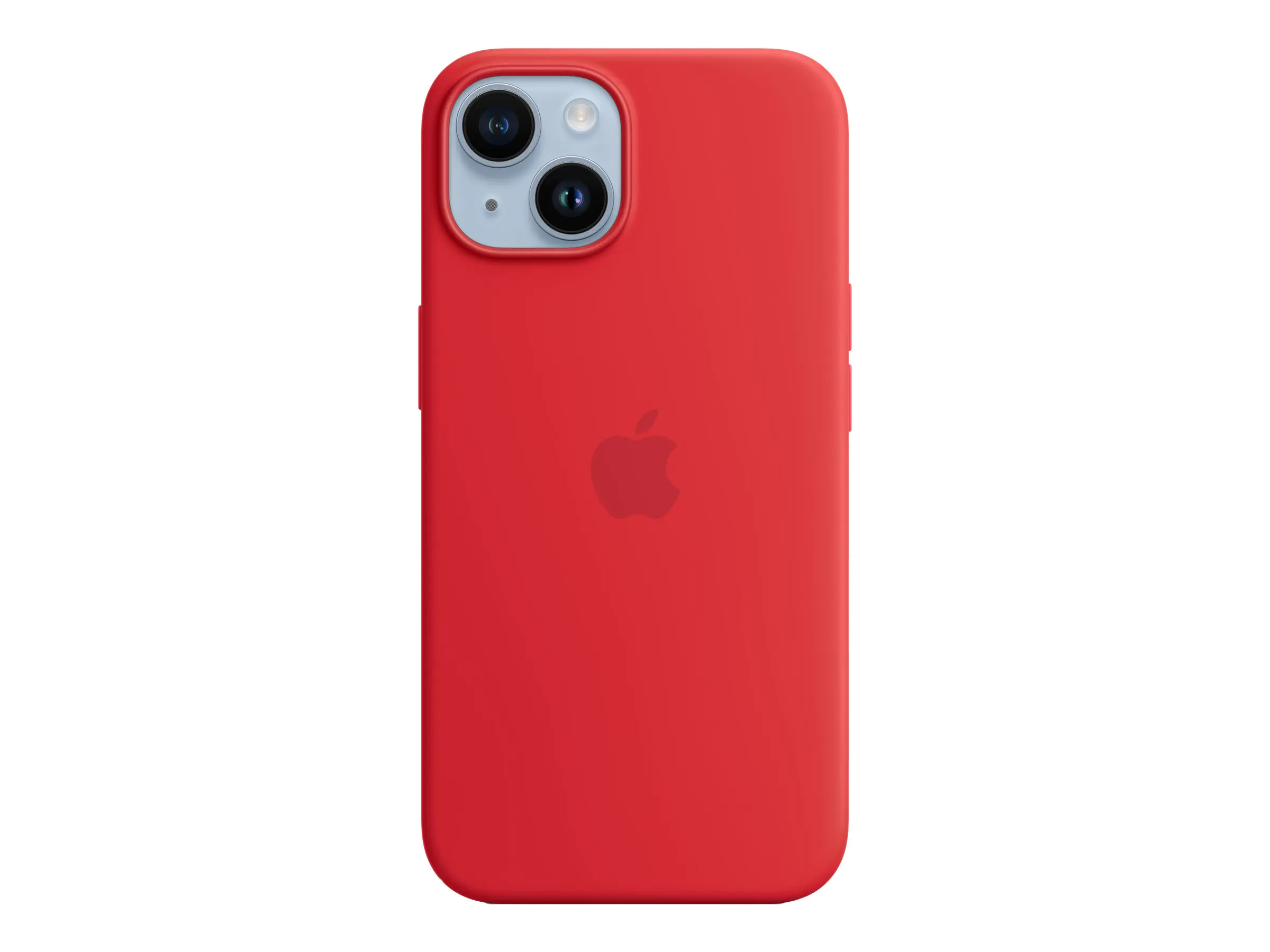 Apple - (PRODUCT) RED - hintere Abdeckung für Mobiltelefon - kompatibel mit MagSafe - Silikon - Rot - für iPhone 14