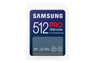 Samsung PRO Ultimate MB-SY512S - Flash-Speicherkarte - 512 GB - Video Class V30 / UHS-I U3 - SDXC UHS-I - weiß