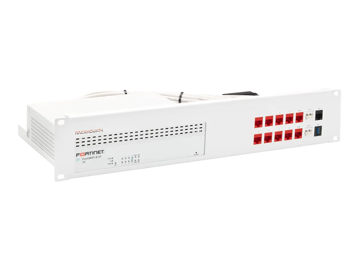 Rackmount.IT RM-FR-T18 - Montagesatz für Netzwerkgeräte - Rack montierbar - RAL 9003, weiß - 1.3U - 48.3 cm (19")