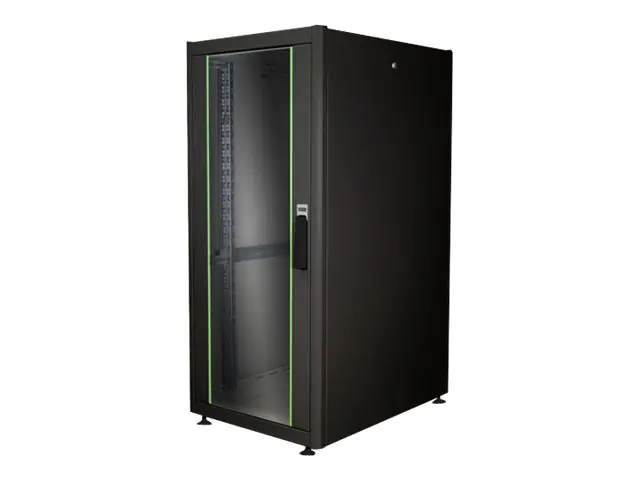 DIGITUS Professional Dynamic Basic Series DN-19 26U-6/8-DB - Schrank Netzwerkschrank - Schwarz, RAL 9005 - 26U - 48.3 cm (19")
