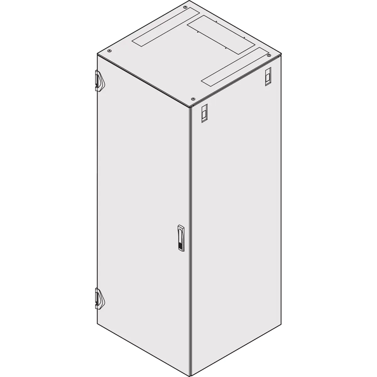 SCHROFF 21130712 19 Zoll Dachblech