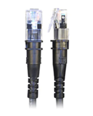 PatchSee Patchkabel ThinPatch UTP Cat 6a schwarz 3.1m - Kabel - Netzwerk