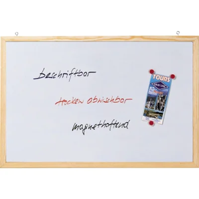 Franken Schreibtafel CC-MM60100 E magnethaftend Holzrahmen 60x100cm Franken Schreibtafel CC-MM60100 E magnethaftend Holzrahmen 60x100cm