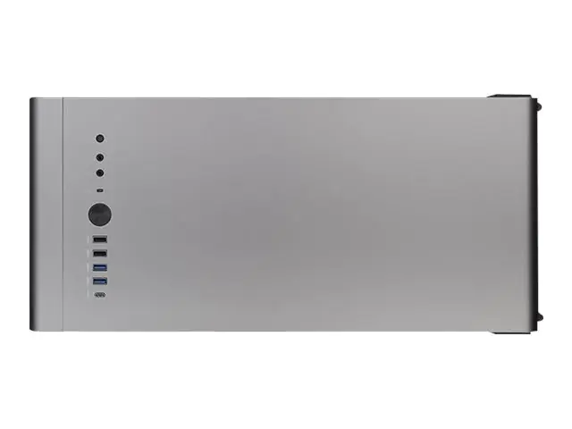 Thermaltake A500 Aluminum TG - Tempered Glass Edition - Tower - ATX - Seitenteil mit Fenster (gehärtetes Glas) - keine Spannungsversorgung (PS/2) - Schwarz, Space-grau - USB/Audio