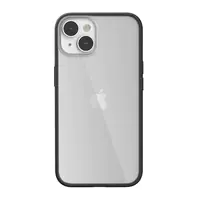 Woodcessories Clear Case für iPhone 14 Plus schwarz
