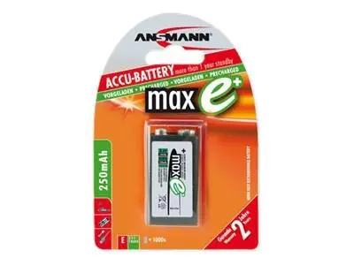 Ansmann maxE plus - Batterie 9V - NiMH - (wiederaufladbar) 5035453