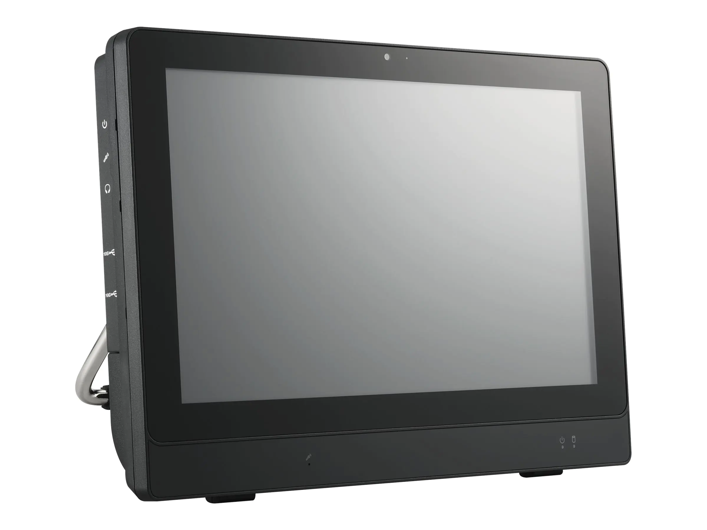 Shuttle XPC P25N - Barebone - All-in-One (Komplettlösung) - 1 x N-series N100 - RAM 0 GB - UHD Graphics - 1GbE, 2.5GbE - WLAN: Bluetooth 4.2, 802.11a/b/g/h/n/ac - Monitor: LED 29.5 cm (11.6") 1366 x 768 (HD) Touchscreen - Schwarz